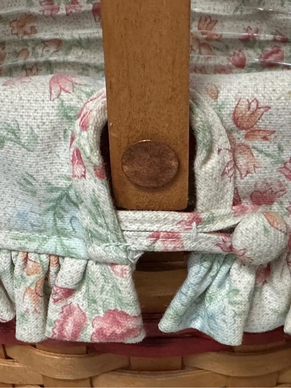 Longaberger 2003 Mother's Day Set Special Things Basket Set w/ Quilted Lid